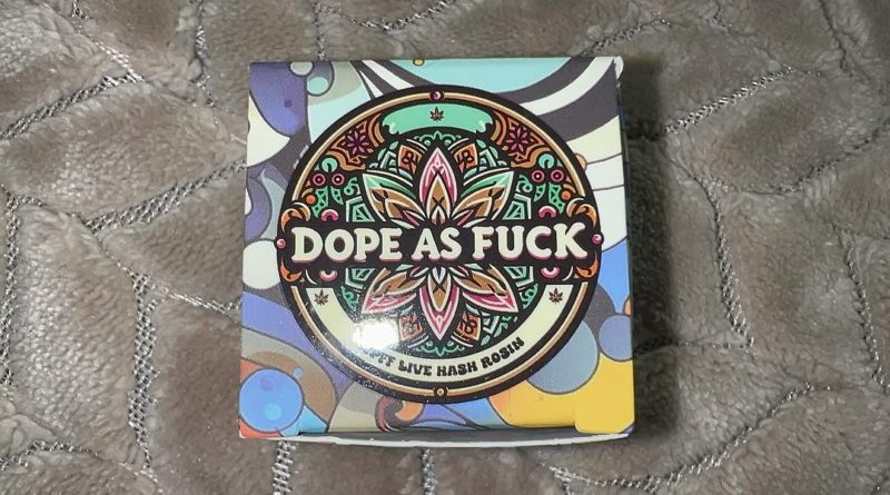 zoap live rosin by dope as fuck rosin hash review by extract_reviewer 2