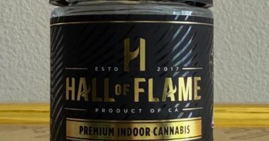 zours by hall of flame strain review by eriksreviews2