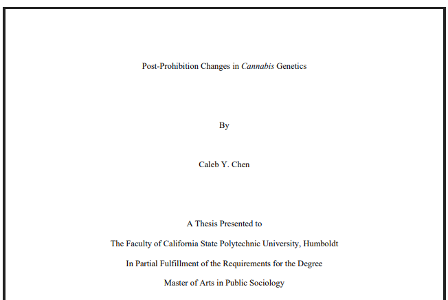 post-prohibition changes in cannabis genetics screenshot