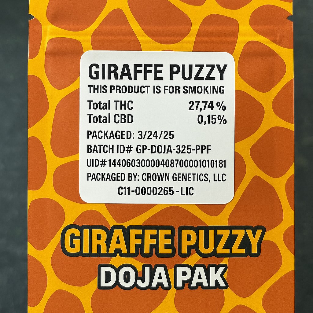 giraffe puzzy by doja exclusive strain review by yieldisdead 2