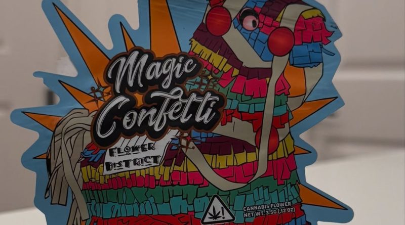 magic confetti by the flower district strain review by eriksreviews 2