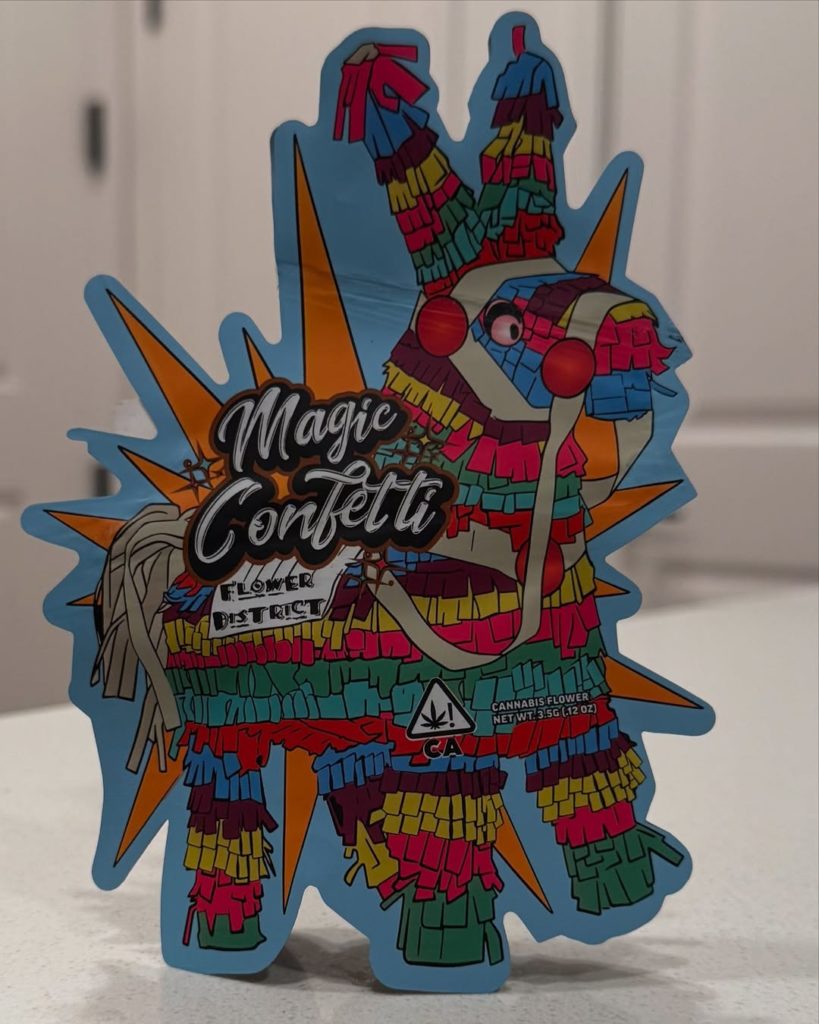 magic confetti by the flower district strain review by eriksreviews 2