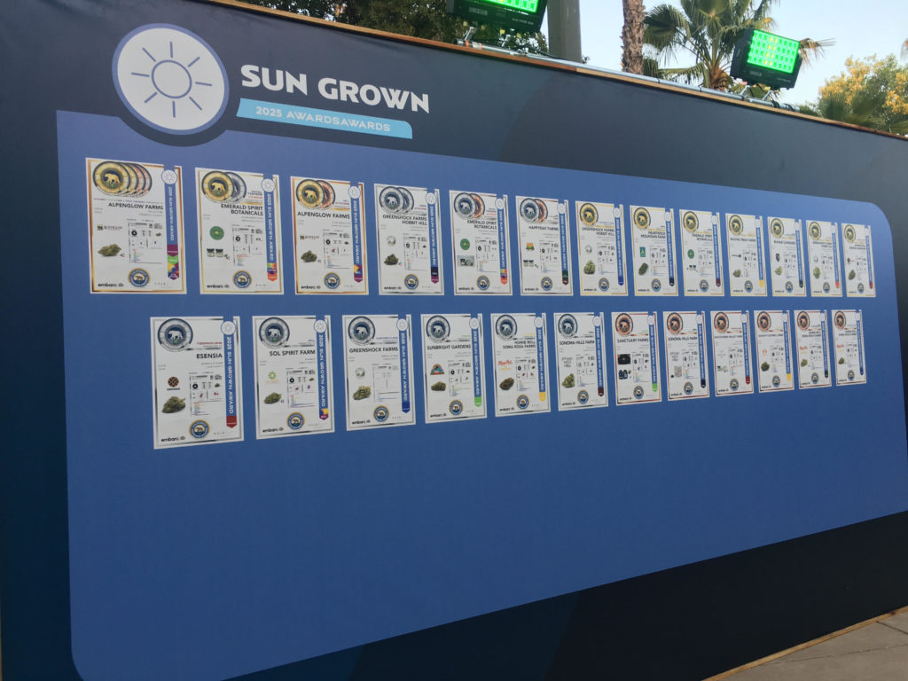 2025 sungrown flower winners at california cannabis awards at ca state fair