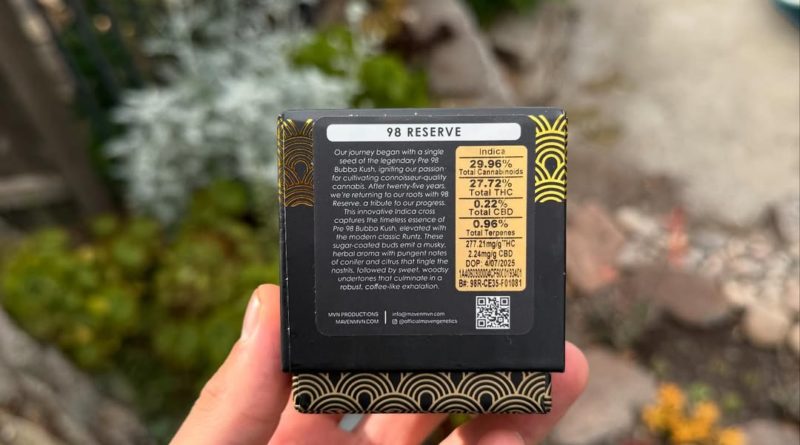 98 reserve by maven genetics strain review by yieldisdead 2.jpg