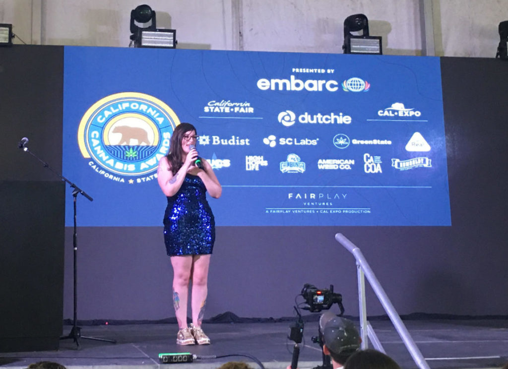 california cannabis awards at ca state fair 2025 emcee rachelle gordon
