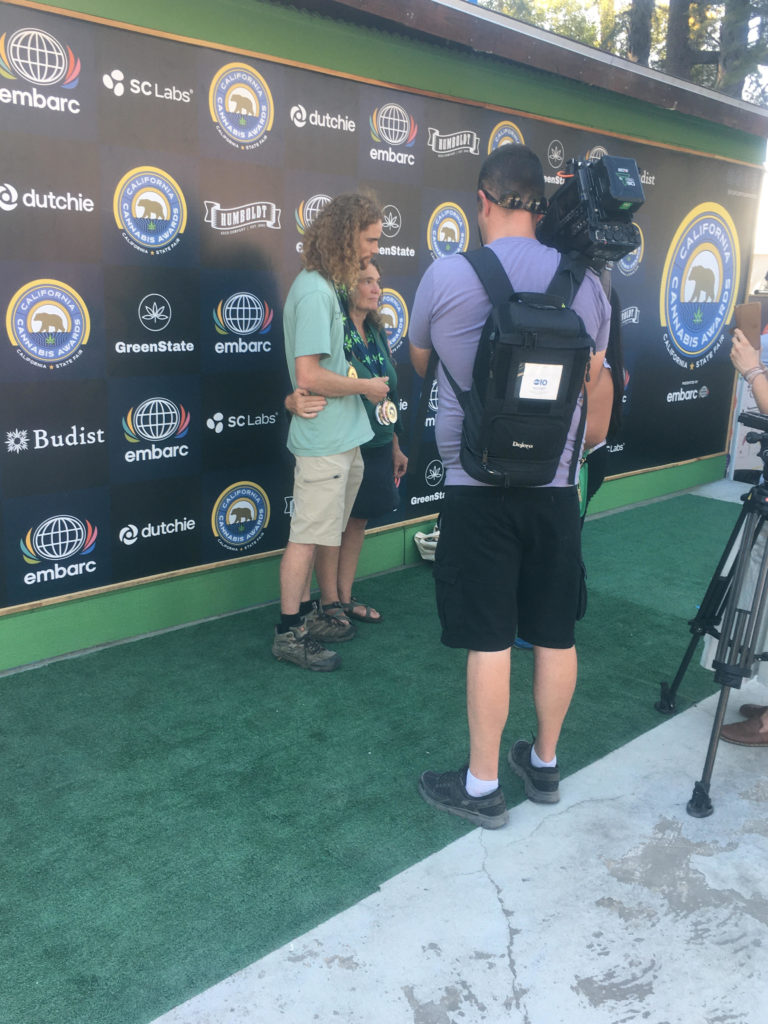 emerald spirit botanicals interviewed by abc10 at ca state fair