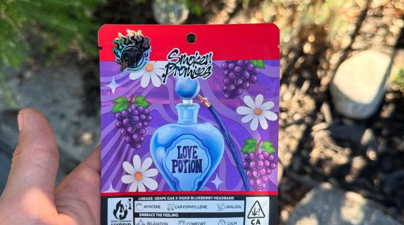 love potion glitter bomb by smoken promises strain review by yieldisdead 2