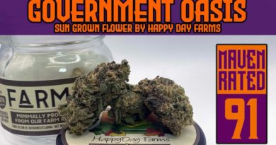 government oasis by happy day farms strain review by dank maven