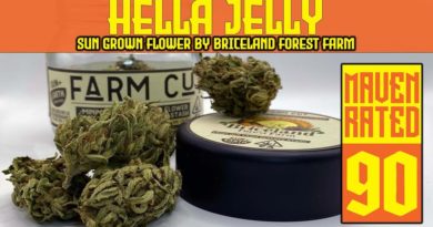 hella jelly by briceland forest farm strain review by dank maven 2